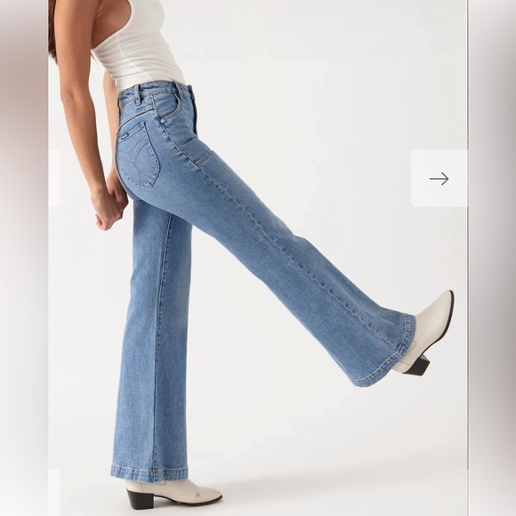 Rolla’s East Coast flair denim 30 - Picture 3 of 5